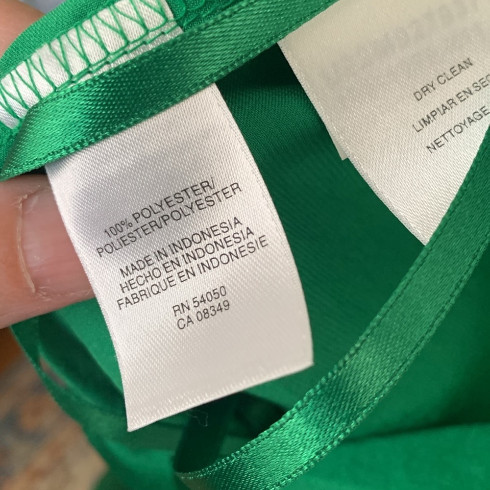 Anne Klein sleeveless top Green size 6 - Picture 5 of 14